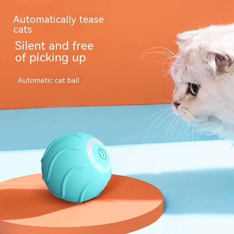 Pawtick Interactive Rolling Ball – Automatic Cat & Small Dog Toy